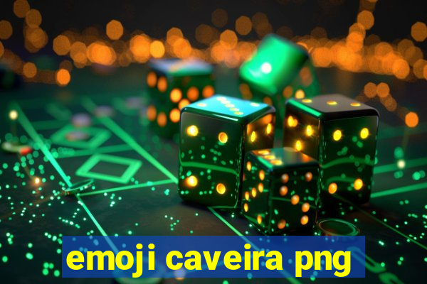 emoji caveira png